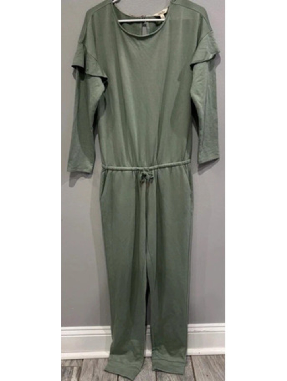 Matilda Jane Sage Green Jumpsuit Romper Womens Small Preloved